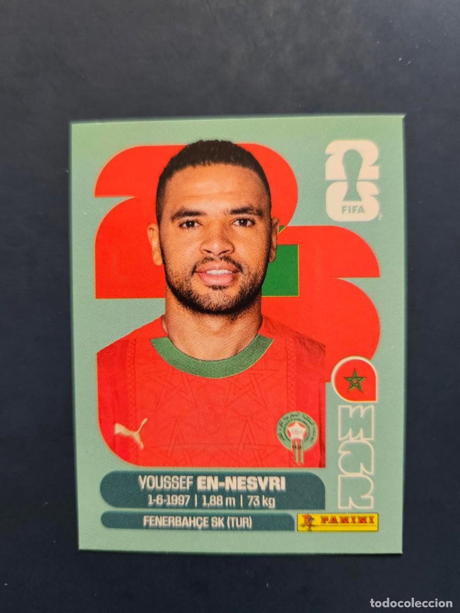Fu&szlig;ball-Sticker: MAR 16 YOUSSEF EN-NESYRI MARRUECOS FIFA WORLD CUP MUNDIAL 26 2026 SIN PEGAR NUNCA PEGADO