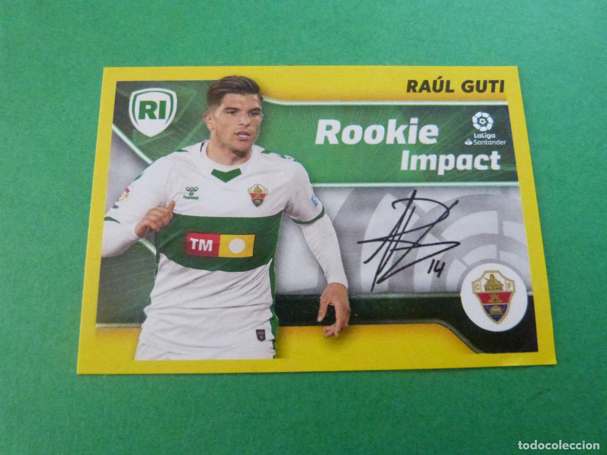 Fu&szlig;ball-Sticker: CROMO FUTBOL RAUL GUTI ELCHE C.F. ROOKIE IMPACT FIRMADO SIN PEGAR N&ordm; 4 LIGA ESTE 2021-2022 PANINI