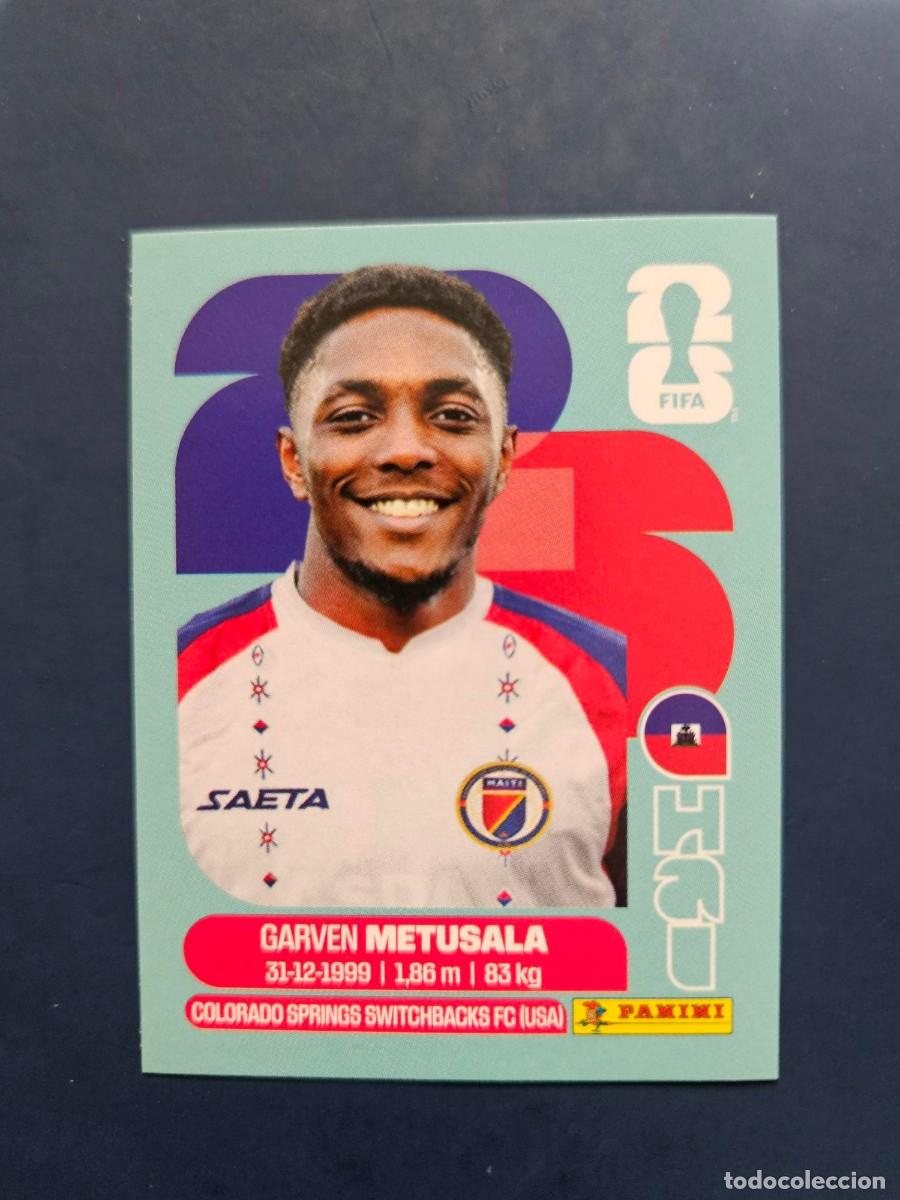 Fu&szlig;ball-Sticker: HAI 8 GARVEN METUSALA HAITI FIFA WORLD CUP MUNDIAL 26 2026 SIN PEGAR NUNCA PEGADO
