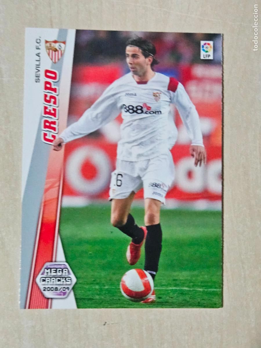 Fu&szlig;ball-Sticker: CROMO N&ordm; 273 CRESPO - MEGACRACKS 2008 09 - SEVILLA