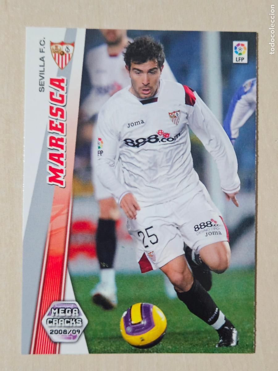 Cromos de Futebol: CROMO N&ordm; 282 MARESCA - MEGACRACKS 2008 09 - SEVILLA