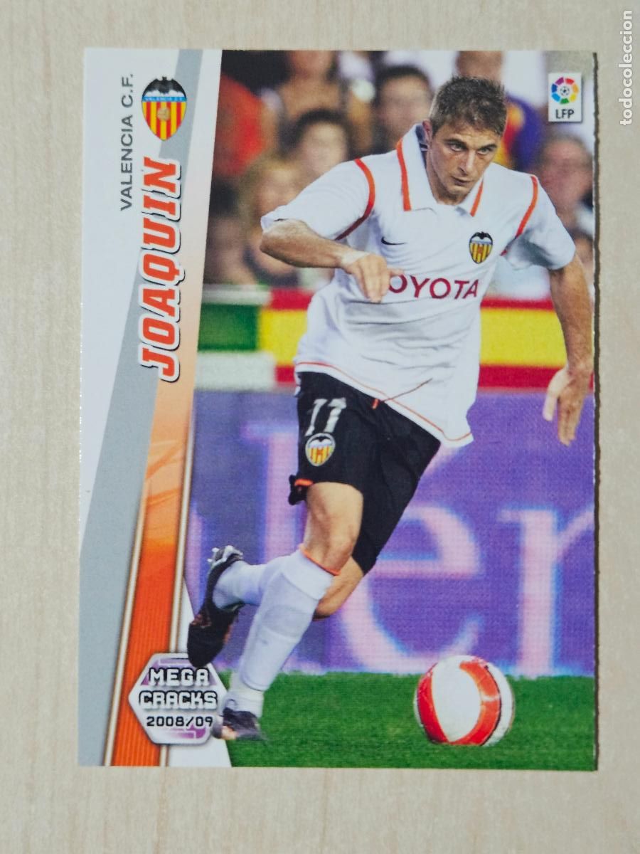 Cartes &agrave; collectionner de Football: CROMO N&ordm; 318 JOAQUIN - MEGACRACKS 2008 09 - VALENCIA