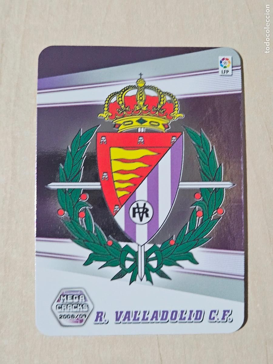 Cartes &agrave; collectionner de Football: CROMO N&ordm; 325 ESCUDO - MEGACRACKS 2008 09 - REAL VALLADOLID