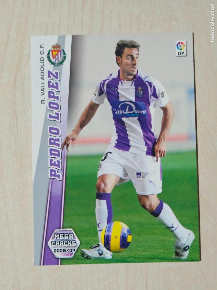 Cartes &agrave; collectionner de Football: CROMO N&ordm; 327 PEDRO LOPEZ - MEGACRACKS 2008 09 - REAL VALLADOLID