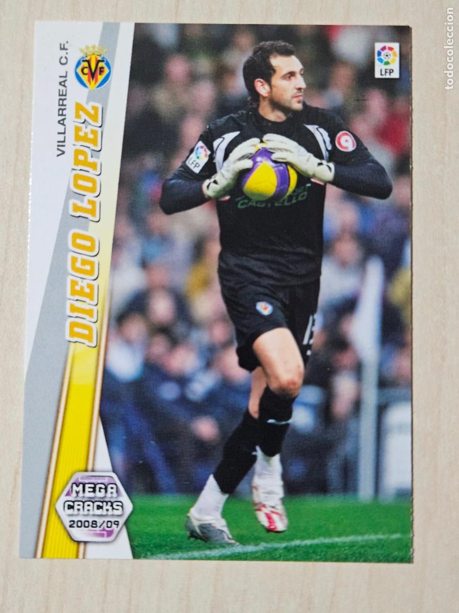 Cartes &agrave; collectionner de Football: CROMO N&ordm; 344 DIEGO LOPEZ - MEGACRACKS 2008 09 - VILLARREAL