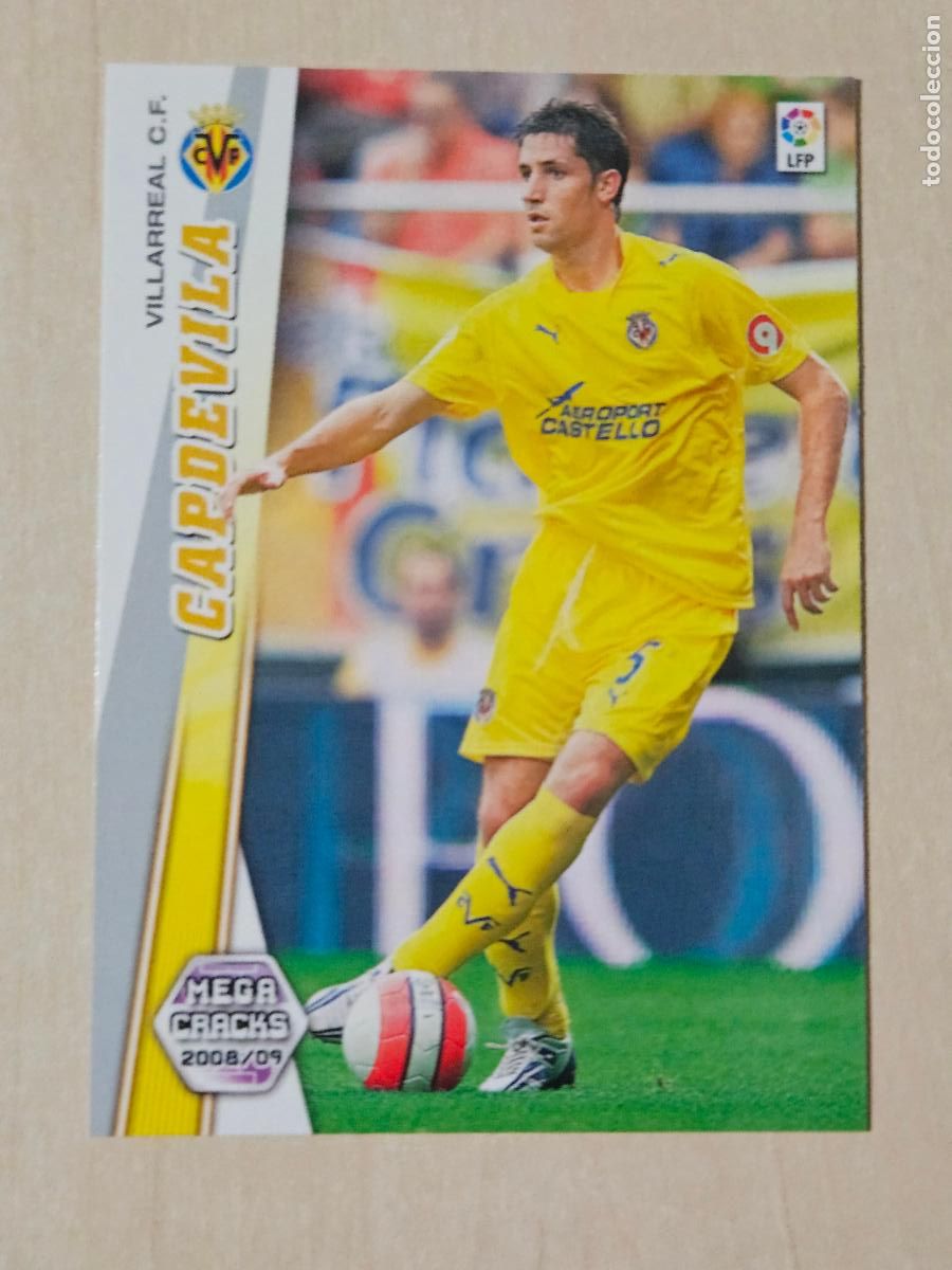 Fu&szlig;ball-Sticker: CROMO N&ordm; 350 CAPDEVILA - MEGACRACKS 2008 09 - VILLARREAL