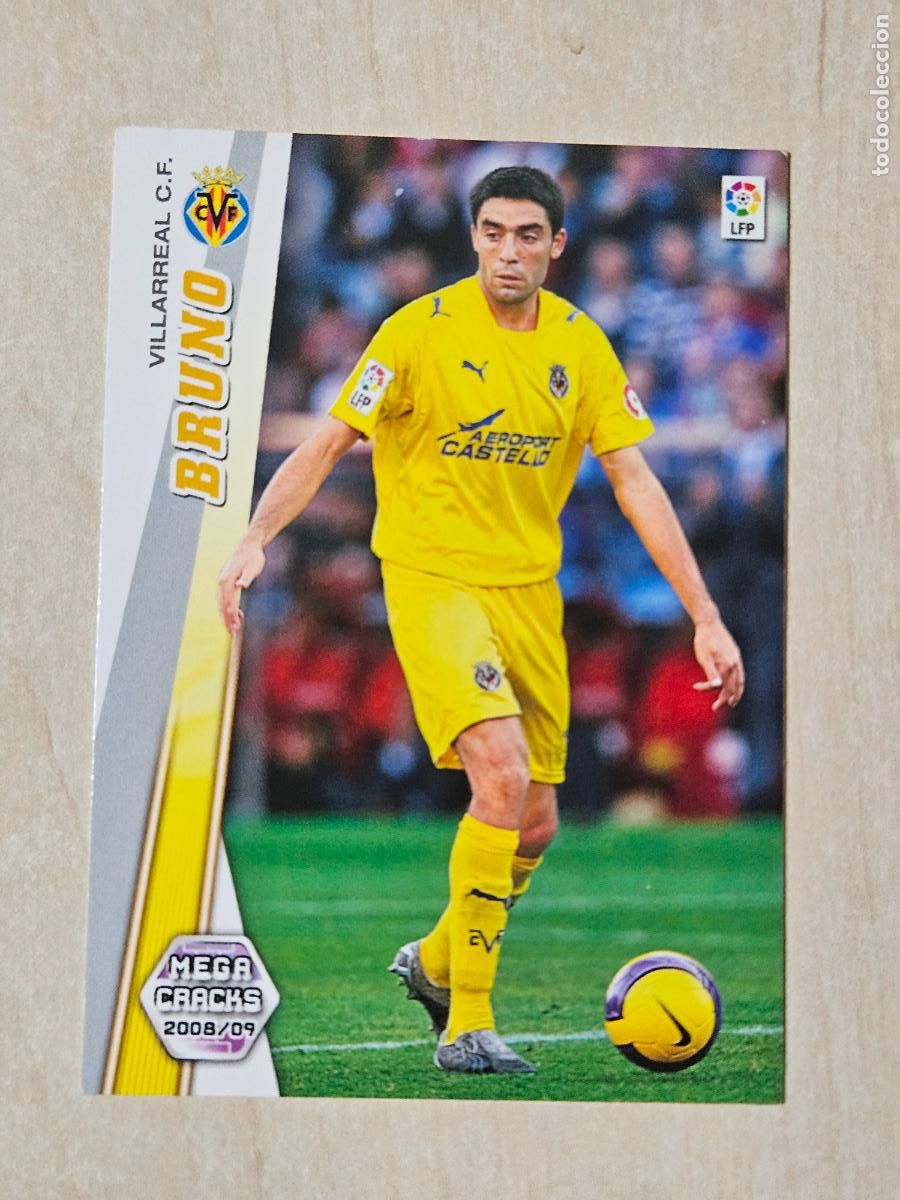 Fu&szlig;ball-Sticker: CROMO N&ordm; 353 BRUNO - MEGACRACKS 2008 09 - VILLARREAL