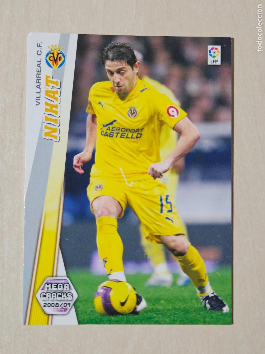 Fu&szlig;ball-Sticker: CROMO N&ordm; 358 NIHAT - MEGACRACKS 2008 09 - VILLARREAL
