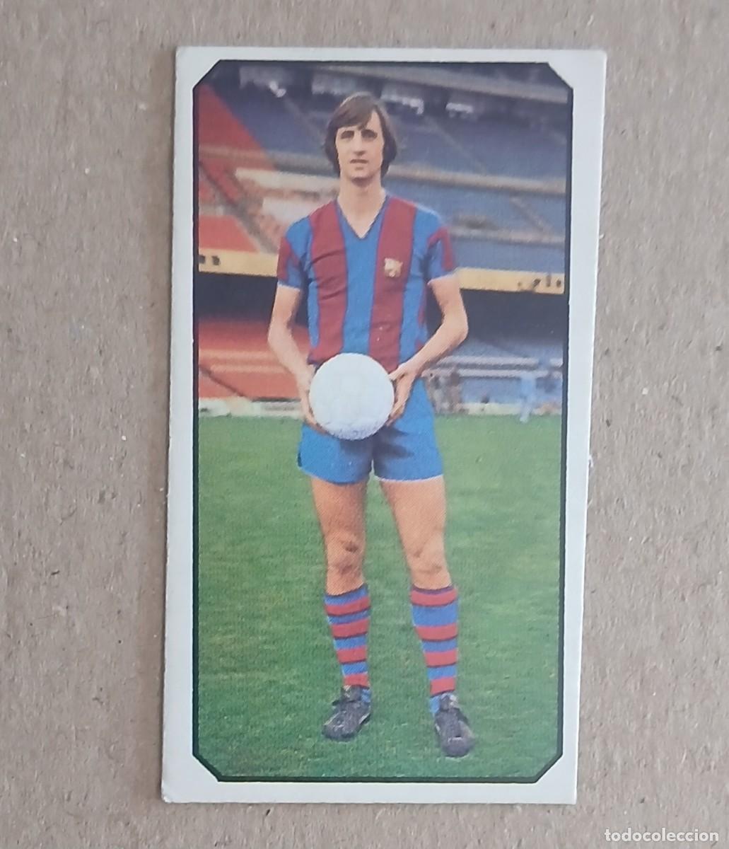Cromos de Futebol: CROMO DE CRUYFF BARCELONA EDICIONES ESTE LIGA 77-78. Nuevo y sin pegar.