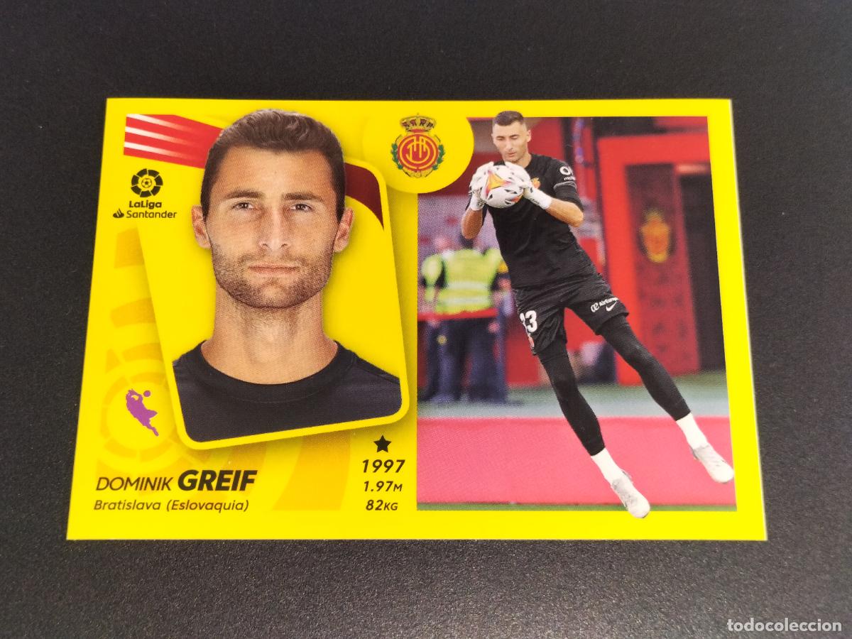 Fu&szlig;ball-Sticker: N&ordm; 6 DOMINIK GREIF MALLORCA CROMOS LALIGA SANTANDER ESTE LIGA FUTBOL 2021 2022 21 22 PANINI