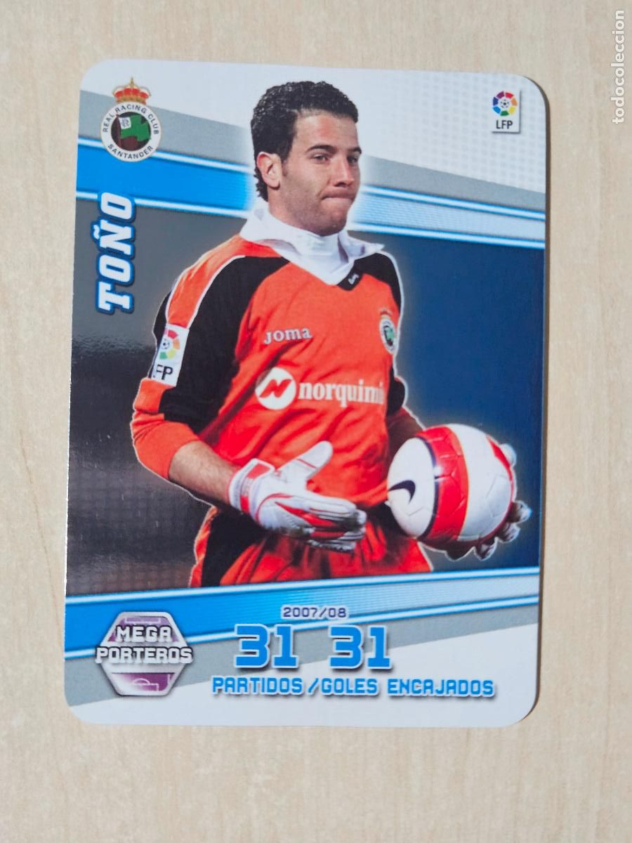 Cartes &agrave; collectionner de Football: CROMO N&ordm; 401 TO&Ntilde;O - MEGACRACKS 2008 09 - MEGA PORTEROS