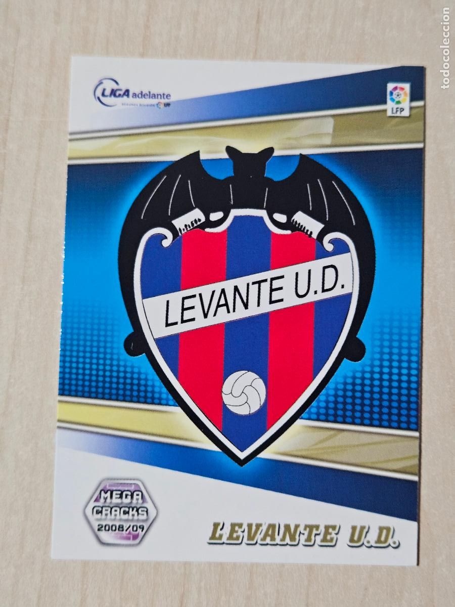 Cartes &agrave; collectionner de Football: CROMO N&ordm; 408 LEVANTE - MEGACRACKS 2008 09 - ESCUDO