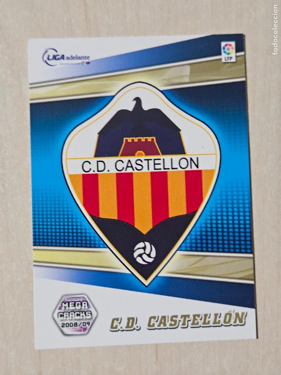 Cartes &agrave; collectionner de Football: CROMO N&ordm; 410 CASTELLON - MEGACRACKS 2008 09 - ESCUDO