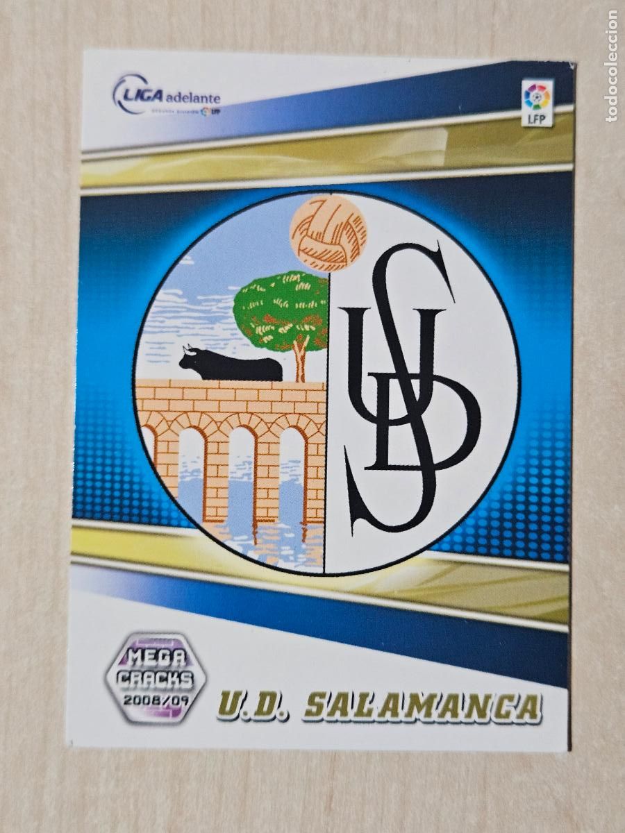 Cartes &agrave; collectionner de Football: CROMO N&ordm; 412 SALAMANCA - MEGACRACKS 2008 09 - ESCUDO