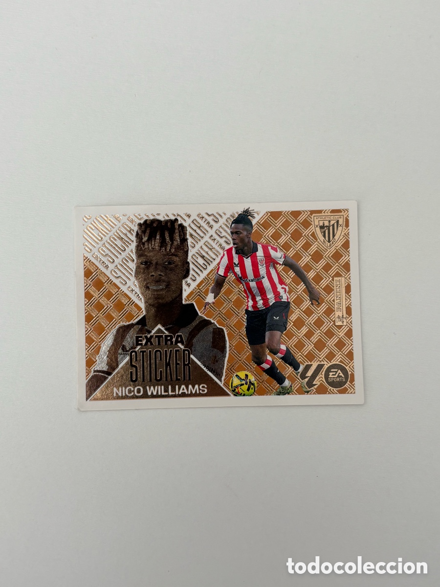 Football Stickers: NICO WILLIAMS 26 27 EXTRA STICKER BRONCE LIGA 2026 2027