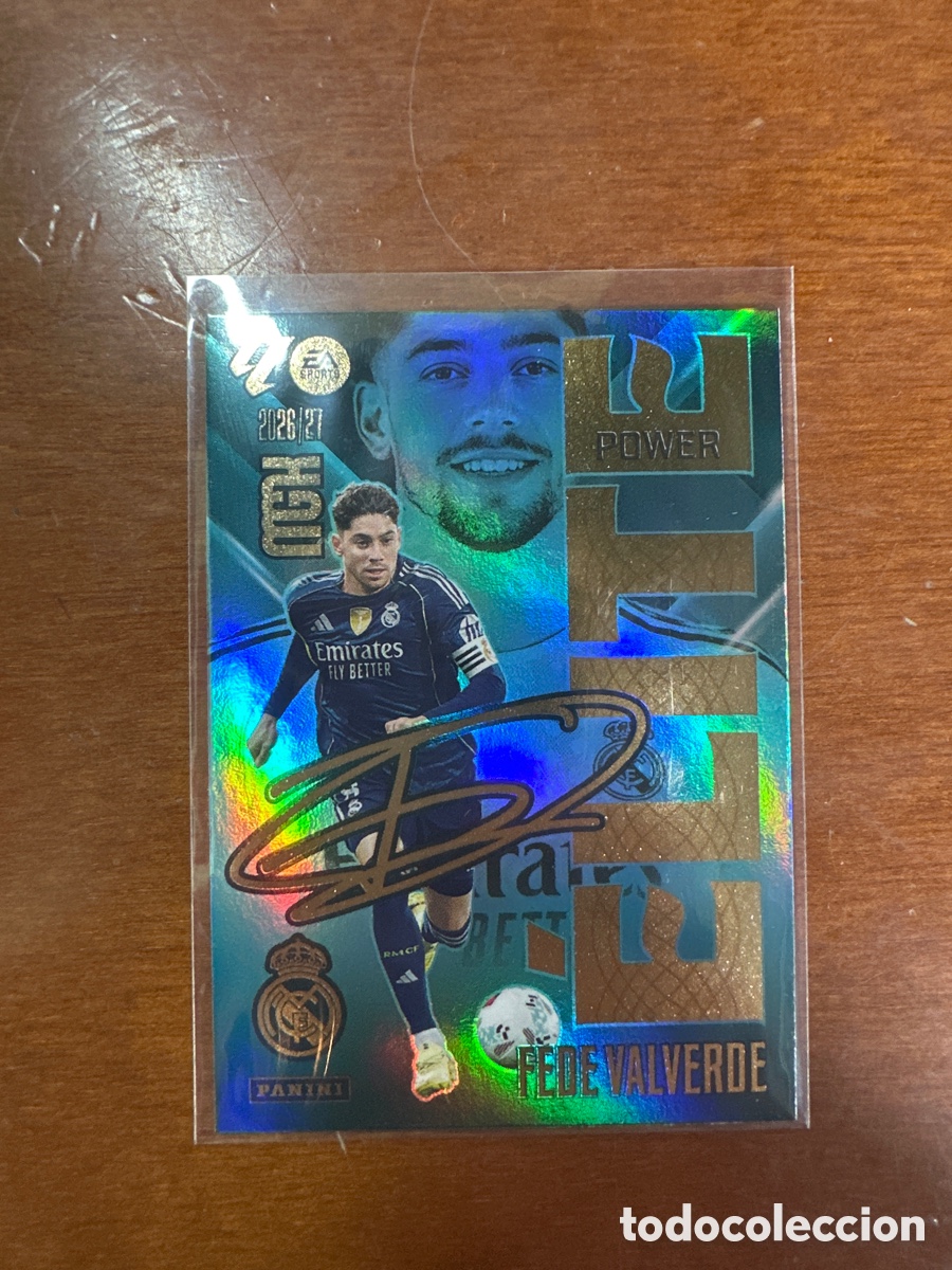 Cromos de Futebol: 5 P 5P VALVERDE REAL MADRID ELITE POWER MEGACRACKS 2026 2027 (MGK 26 27)