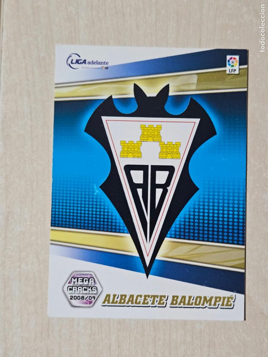 Cromos de Futebol: CROMO N&ordm; 417 ALBACETE - MEGACRACKS 2008 09 - ESCUDO