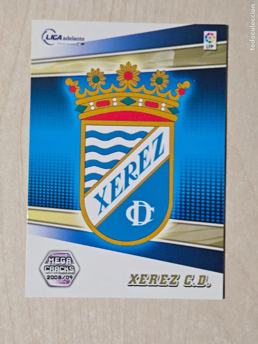 Cromos de Futebol: CROMO N&ordm; 420 XEREZ - MEGACRACKS 2008 09 - ESCUDO