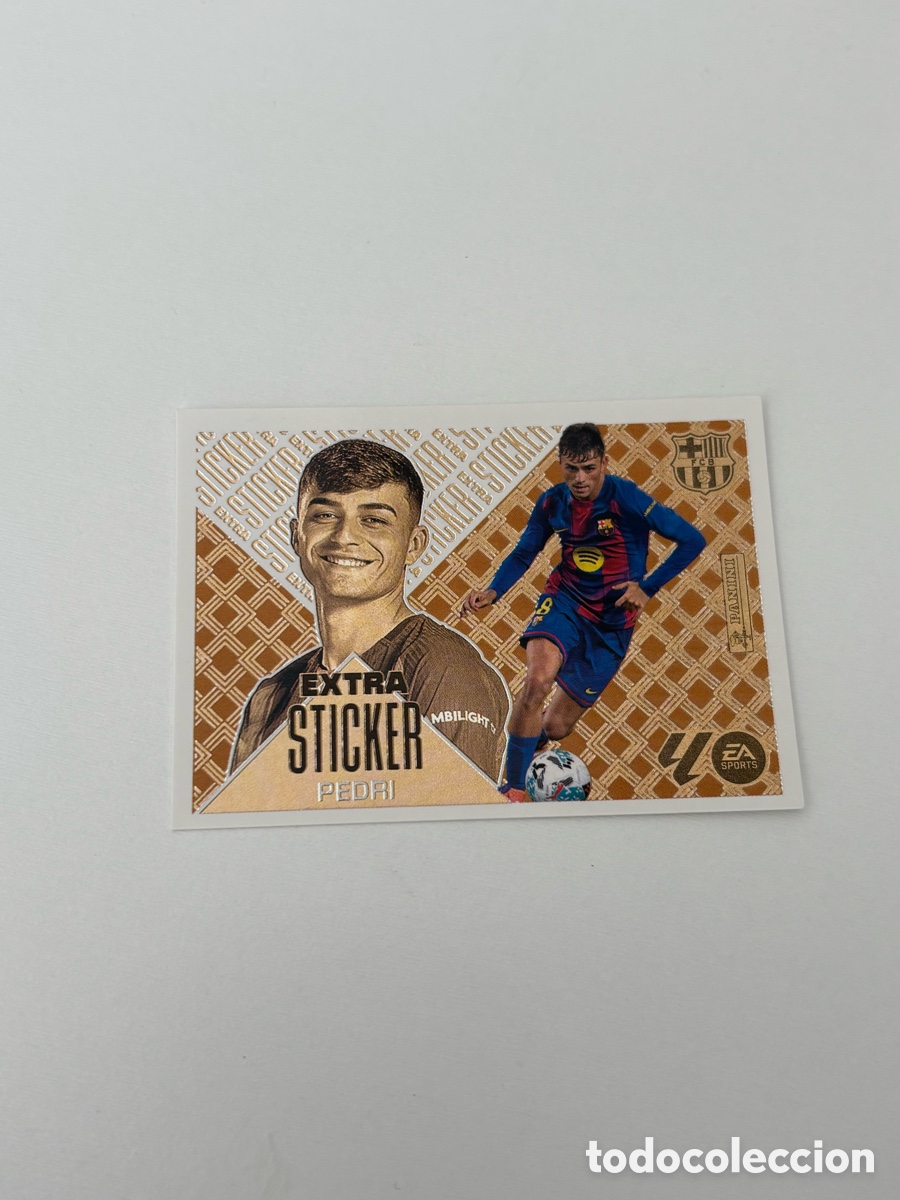 Football Stickers: PEDRI EXTRA STICKER BRONCE 26 27 LIGA 2026 2027