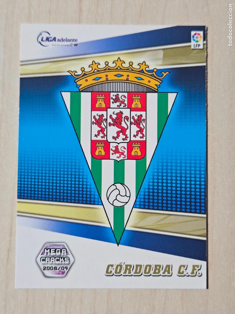 Cromos de Futebol: CROMO N&ordm; 423 CORDOBA - MEGACRACKS 2008 09 - ESCUDO