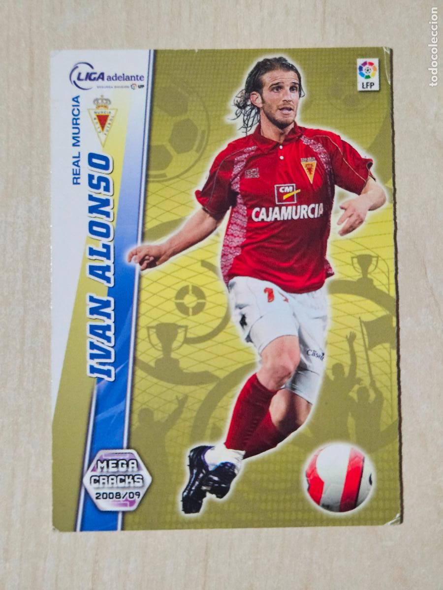 Cromos de Futebol: CROMO N&ordm; 429 IVAN ALONSO - MEGACRACKS 2008 09 - REAL MURCIA