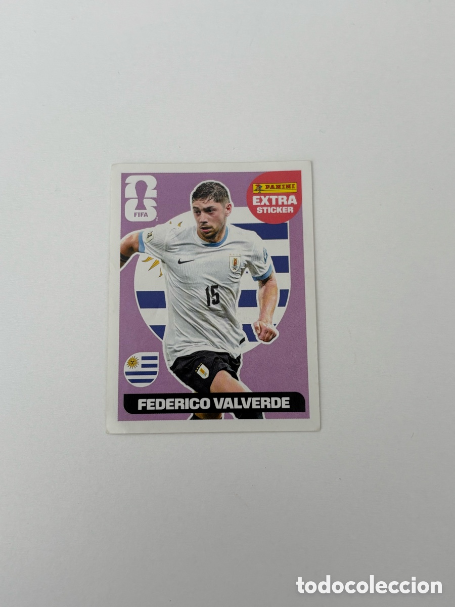 Football Stickers: FEDE VALVERDE URUGUAY EXTRA STICKER MUNDIAL 2026