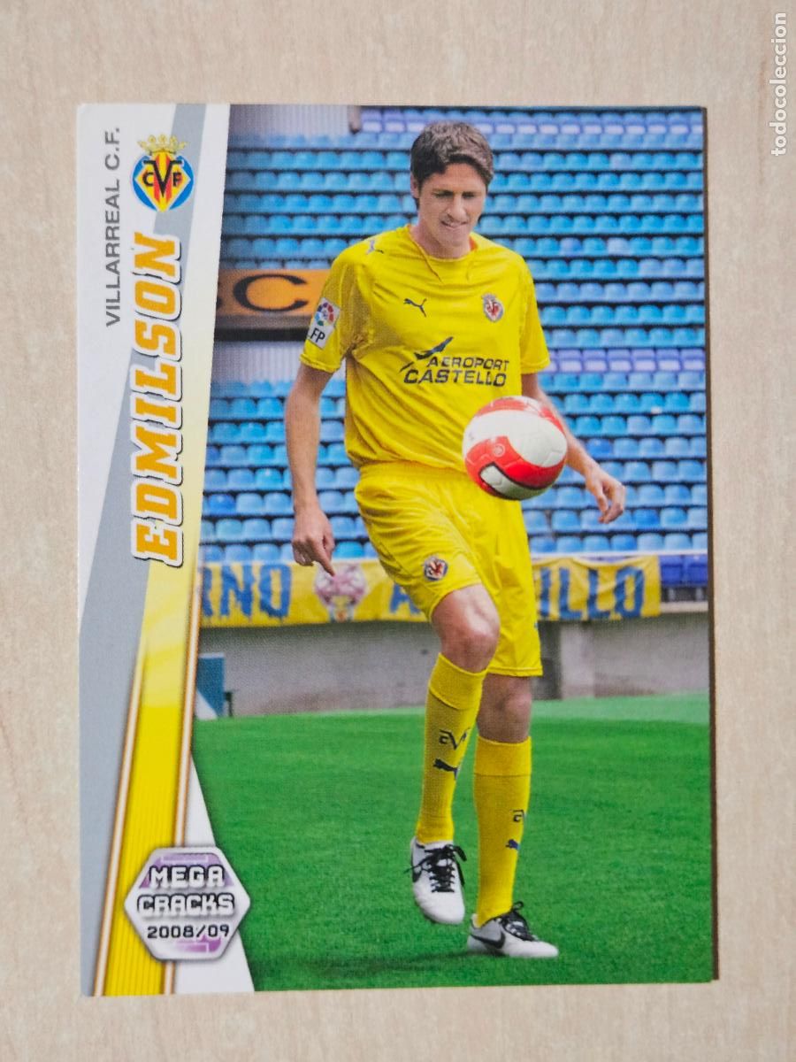 Fu&szlig;ball-Sticker: CROMO N&ordm; 433 EDMILSON - MEGACRACKS 2008 09 - NUEVO FICHAJE