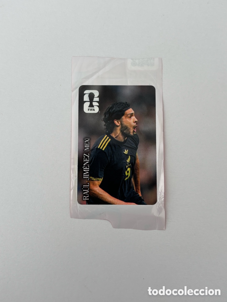 Football Stickers: RAUL JIM&Eacute;NEZ M&Eacute;XICO CROMO COCA COLA MUNDIAL 2026