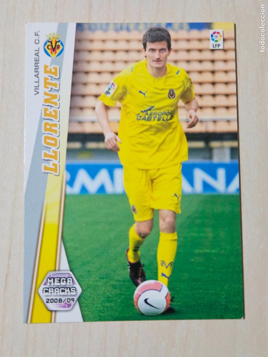 Fu&szlig;ball-Sticker: CROMO N&ordm; 438 LLORENTE - MEGACRACKS 2008 09 - NUEVO FICHAJE
