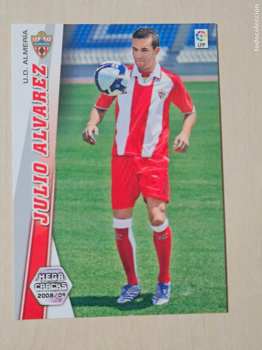 Fu&szlig;ball-Sticker: CROMO N&ordm; 444 JULIO ALVAREZ - MEGACRACKS 2008 09 - NUEVO FICHAJE