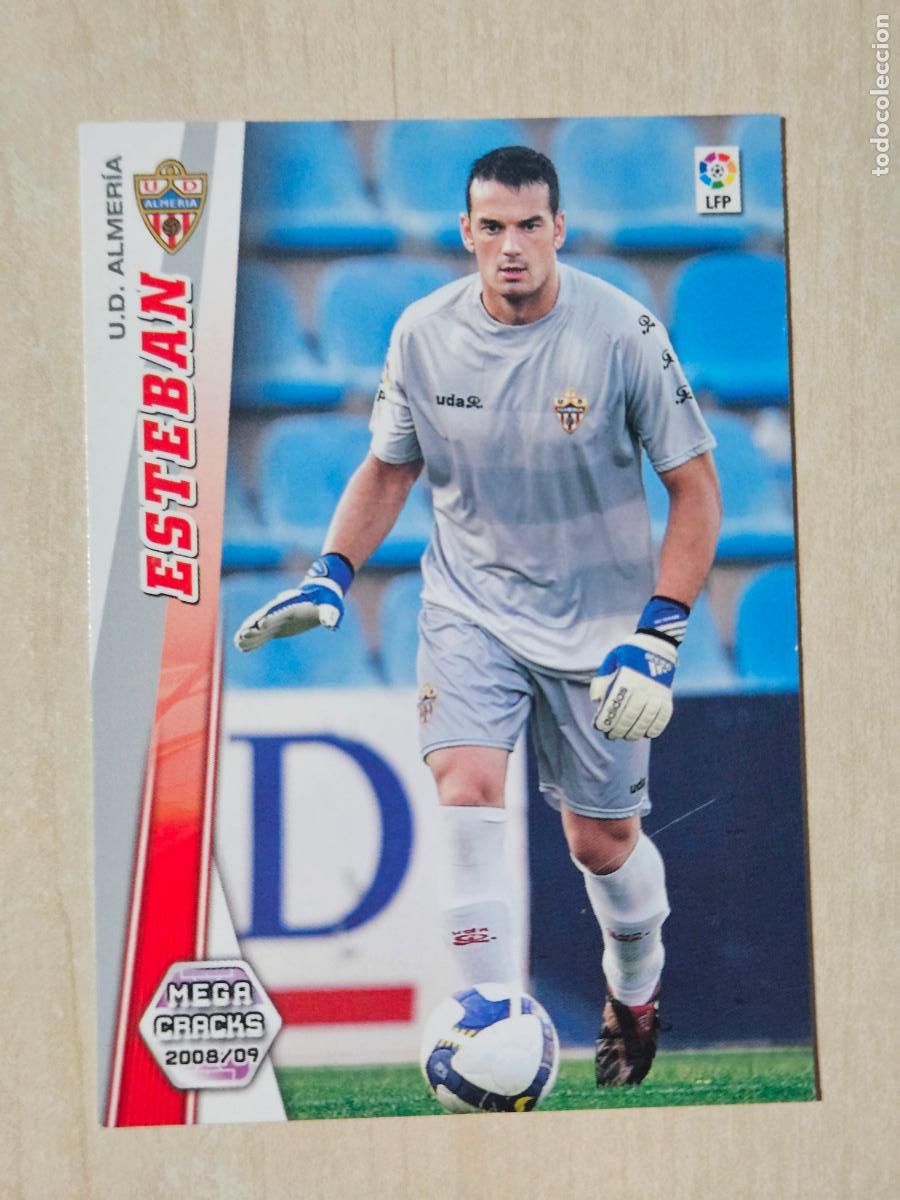 Fu&szlig;ball-Sticker: CROMO N&ordm; 458 ESTEBAN - MEGACRACKS 2008 09 - NUEVO FICHAJE