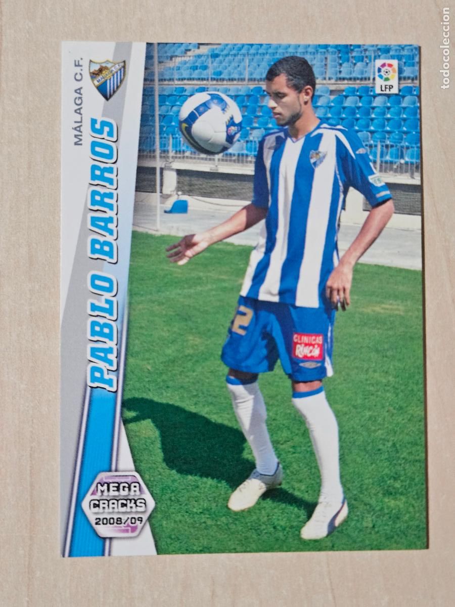 Fu&szlig;ball-Sticker: CROMO N&ordm; 471 PABLO BARROS - MEGACRACKS 2008 09 - NUEVO FICHAJE