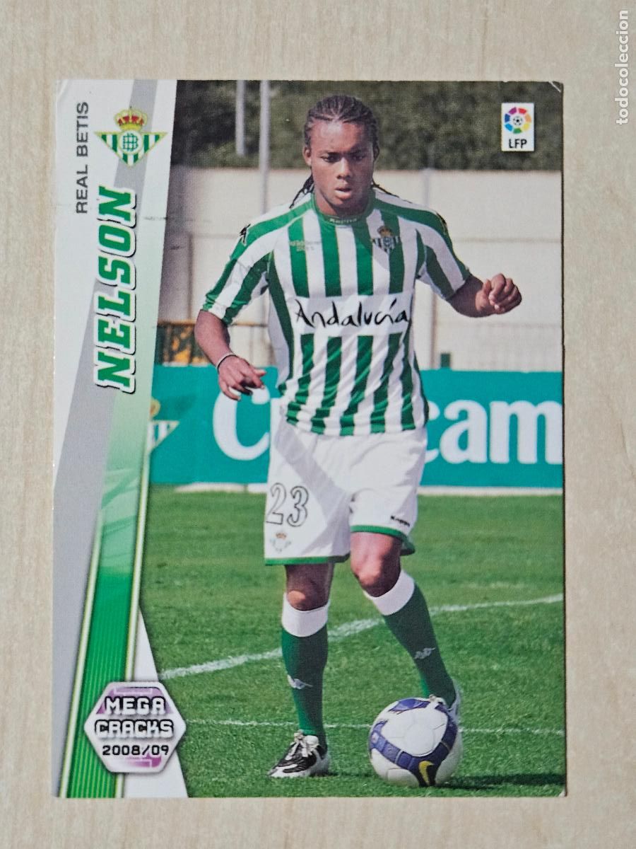 Fu&szlig;ball-Sticker: CROMO N&ordm; 479 NELSON - MEGACRACKS 2008 09 - NUEVO FICHAJE