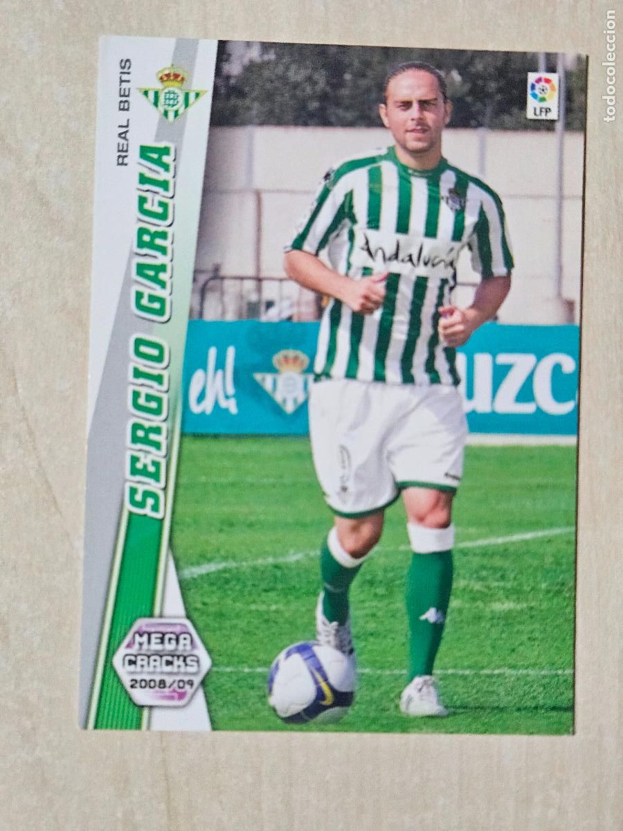 Fu&szlig;ball-Sticker: CROMO N&ordm; 488 SERGIO GARCIA - MEGACRACKS 2008 09 - NUEVO FICHAJE