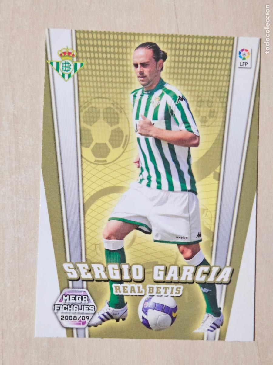 Fu&szlig;ball-Sticker: CROMO N&ordm; 503 SERGIO GARCIA - MEGACRACKS 2008 09 - MEGA NUEVO FICHAJE
