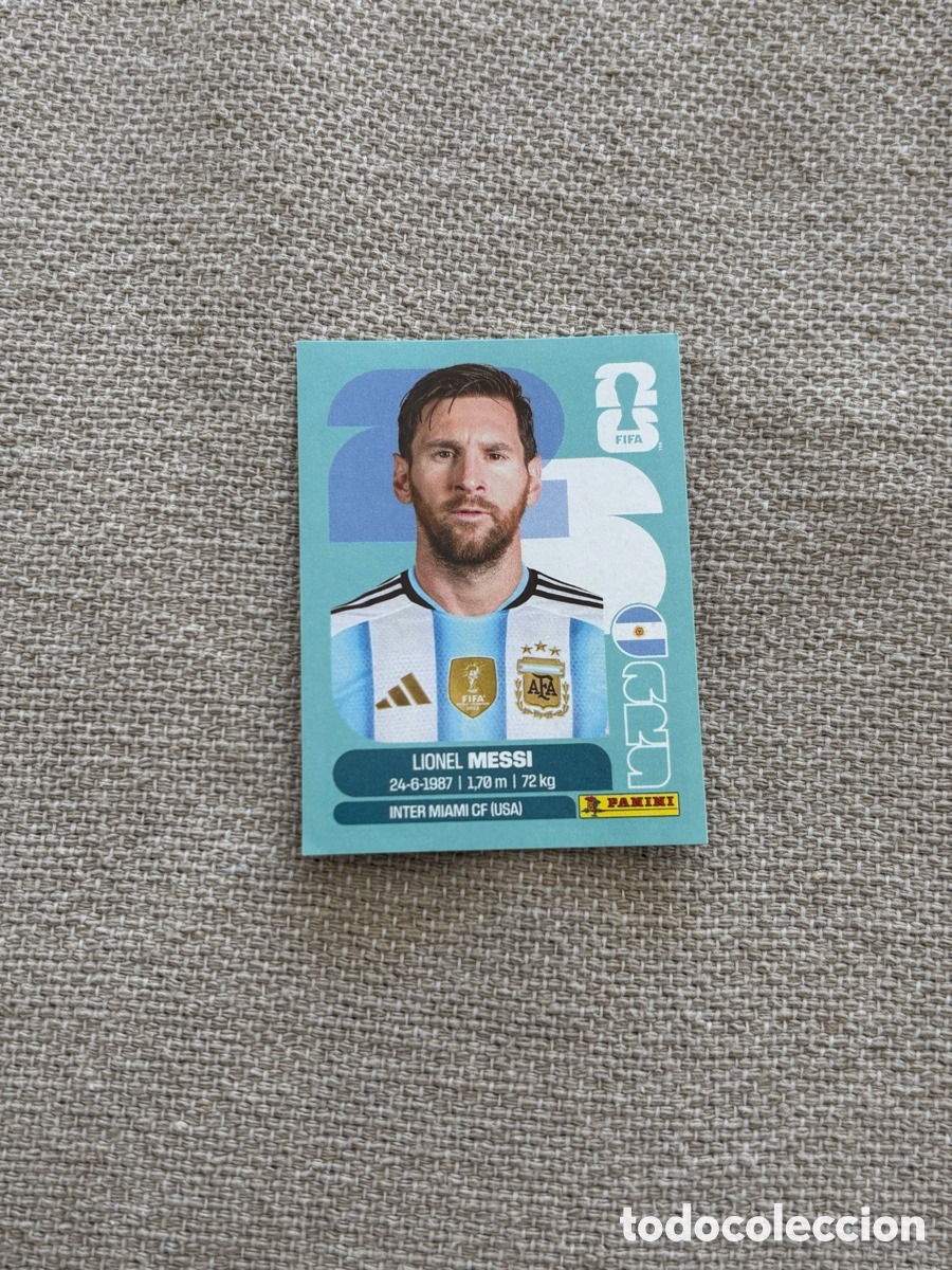 Football Stickers: MESSI ARGENTINA MUNDIAL 2026 PANINI