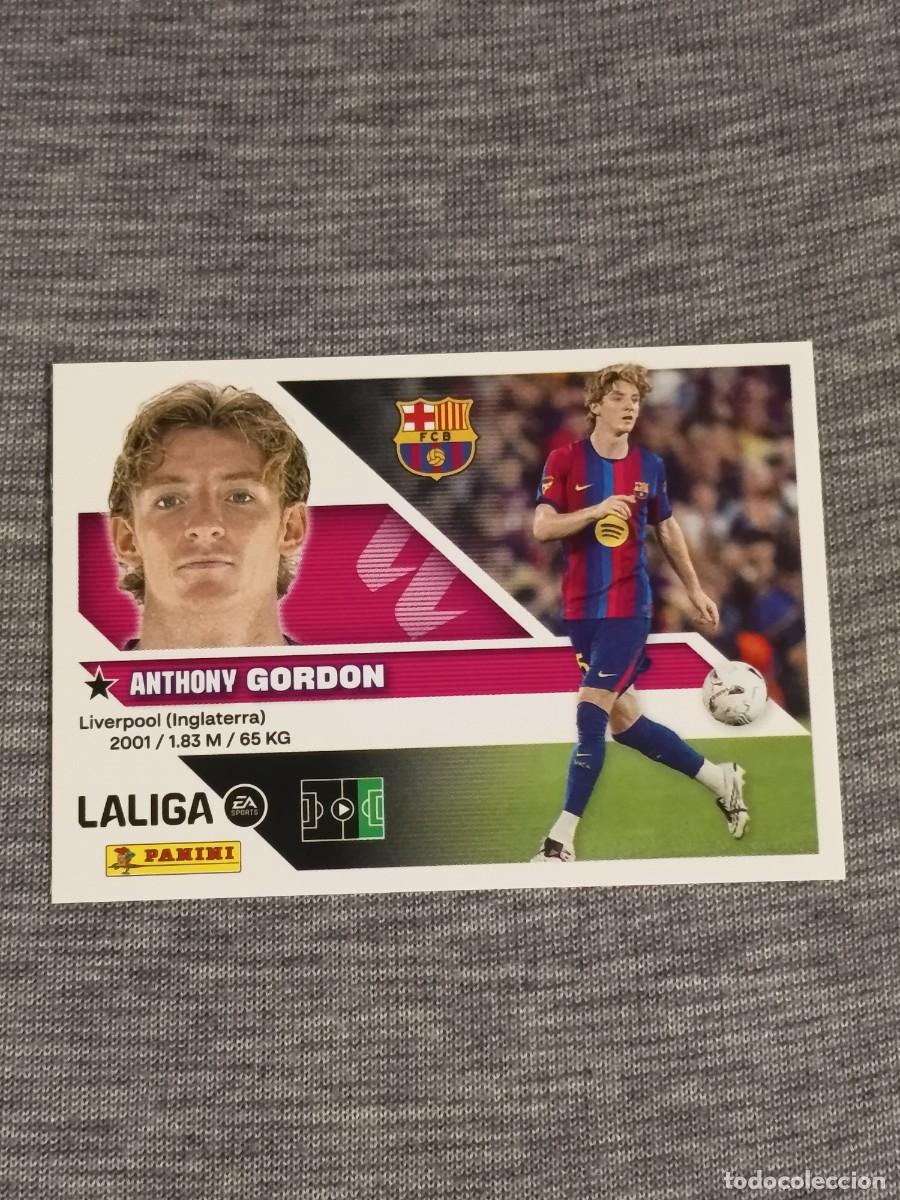 Cromos de Futebol: Liga este 26 27 Panini GORDON FICHAJE 24 BARCELONA nuevo