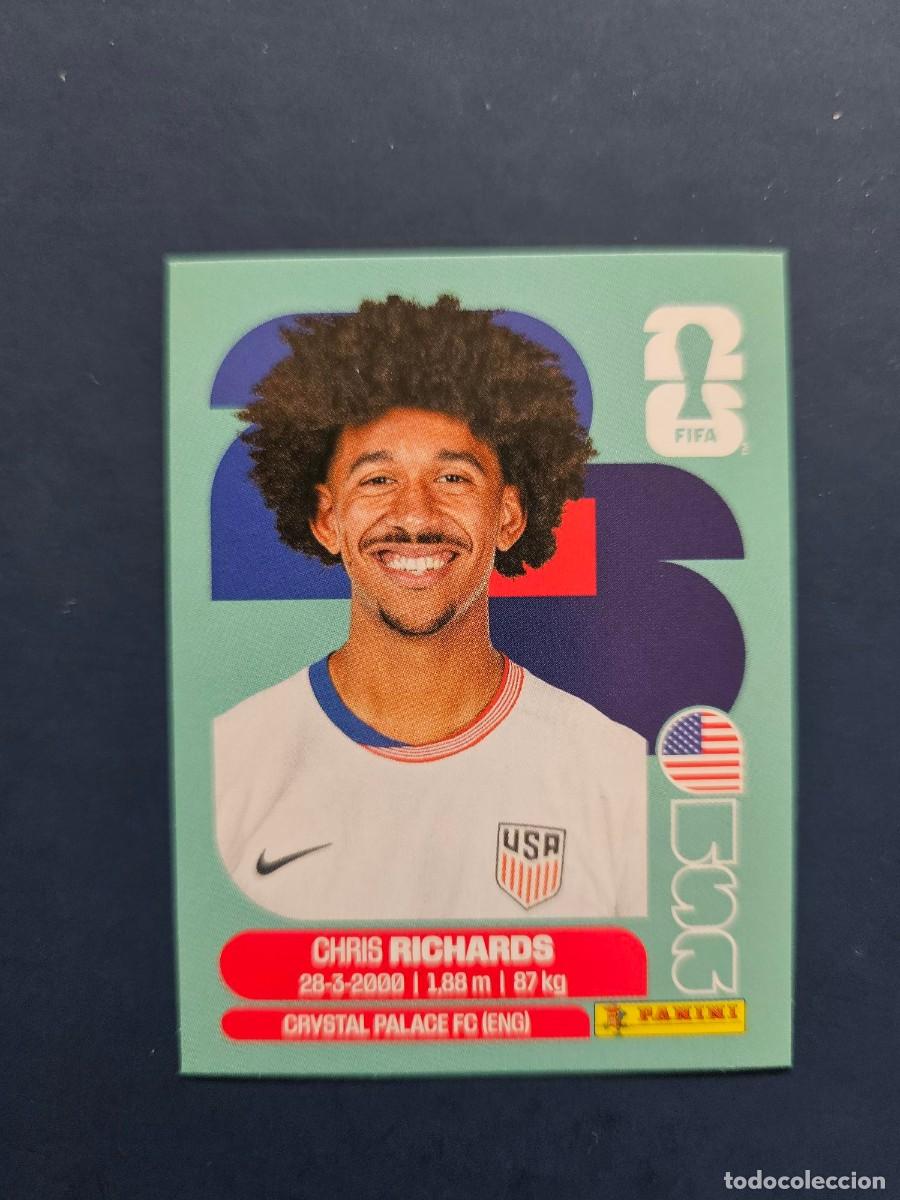 Cromos de f&uacute;tbol: USA 3 CHRIS RICHARDS ESTADOS UNIDOS FIFA WORLD CUP MUNDIAL 26 2026 SIN PEGAR NUNCA PEGADO
