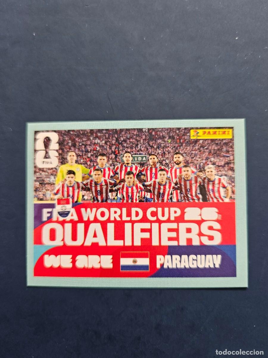 Figurine di Calcio: PAR 13 ALINEACION PARAGUAY FIFA WORLD CUP MUNDIAL 26 2026 SIN PEGAR NUNCA PEGADO