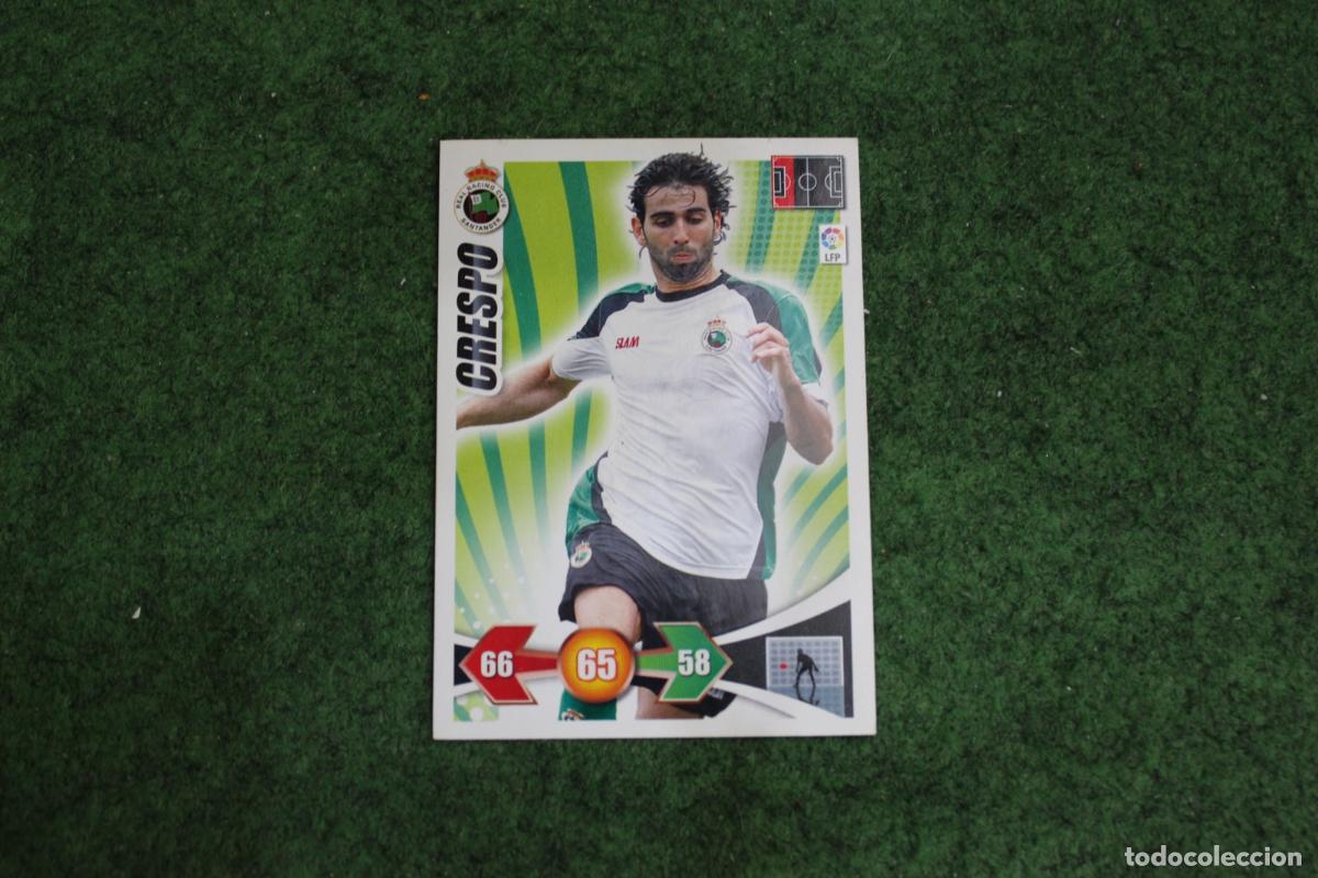 Football Stickers: CRESPO RACING DE SANTANDER ADRENALYN XL 2009 2010 09 10 LALIGA SANTANDER
