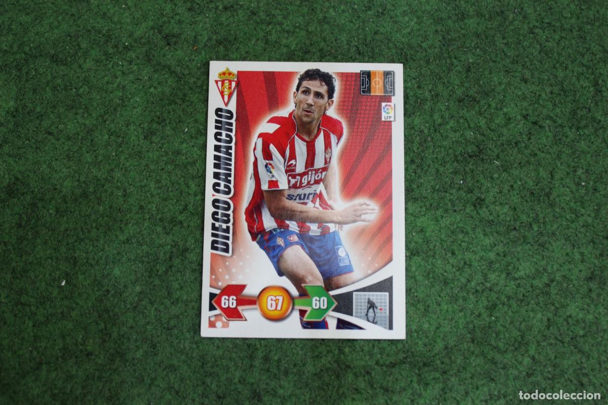 Football Stickers: DIEGO CAMACHO REAL SPORTING DE GIJ&Oacute;N ADRENALYN XL 2009 2010 09 10 LALIGA SANTANDER