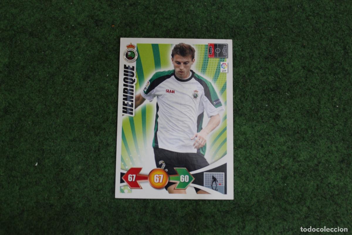 Football Stickers: HENRIQUE RACING DE SANTANDER ADRENALYN XL 2009 2010 09 10 LALIGA SANTANDER