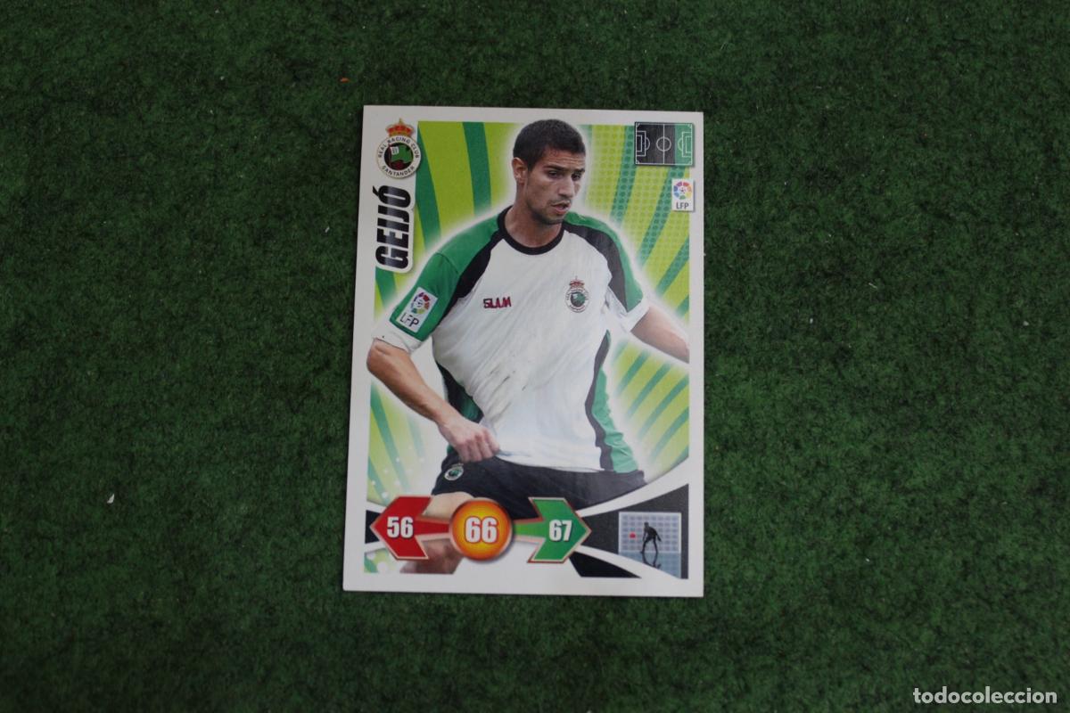 Football Stickers: GEIJO RACING DE SANTANDER ADRENALYN XL 2009 2010 09 10 LALIGA SANTANDER