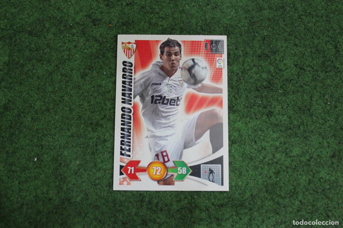 Football Stickers: FERNANDO NAVARRO SEVILLA FC ADRENALYN XL 2009 2010 09 10 LALIGA SANTANDER