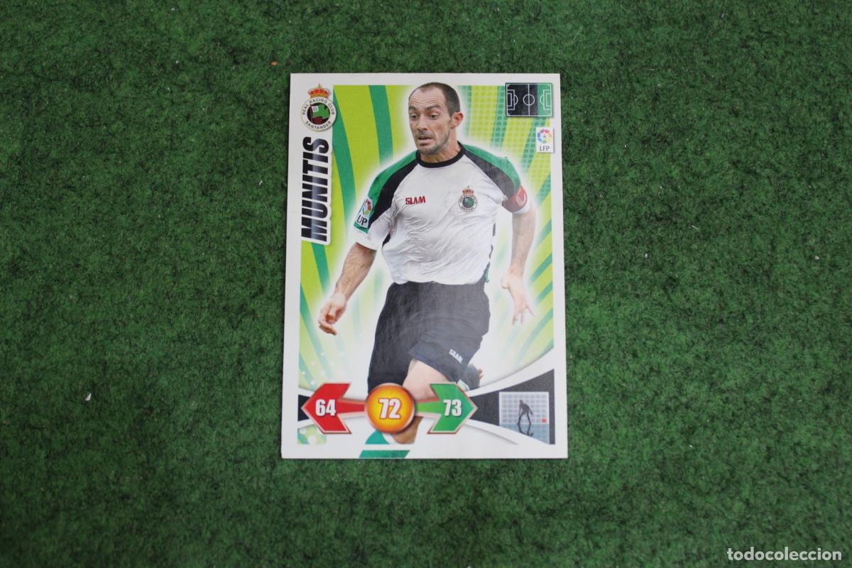 Football Stickers: MUNITIS RACING DE SANTANDER ADRENALYN XL 2009 2010 09 10 LALIGA SANTANDER