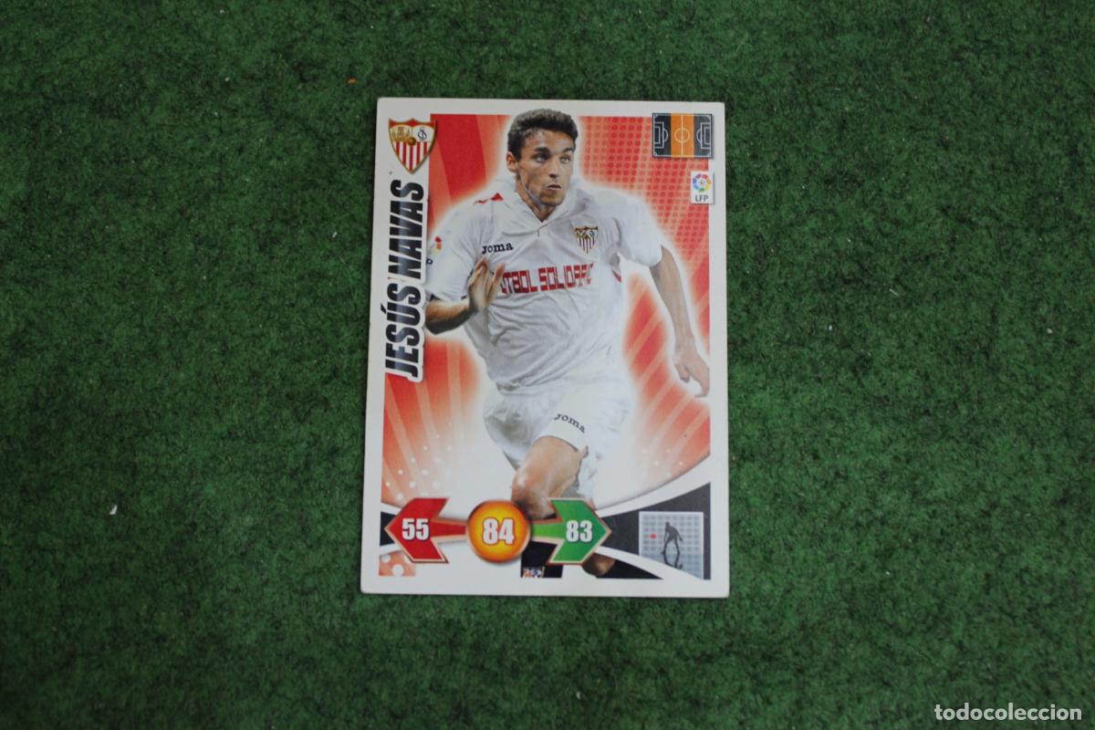 Football Stickers: JES&Uacute;S NAVAS SEVILLA FC ADRENALYN XL 2009 2010 09 10 LALIGA SANTANDER