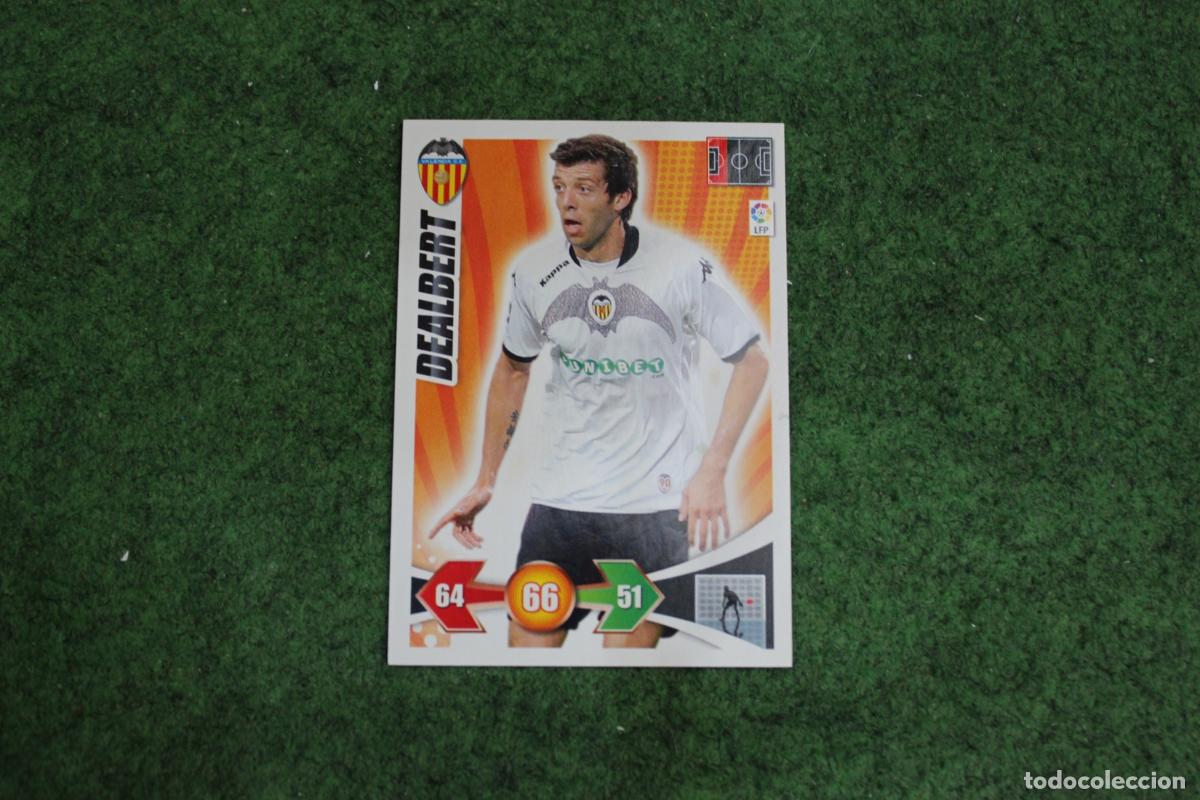 Football Stickers: DEALBERT VALENCIA CF ADRENALYN XL 2009 2010 09 10 LALIGA SANTANDER