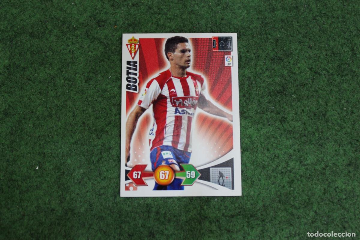 Football Stickers: BOT&Iacute;A REAL SPORTING DE GIJ&Oacute;N ADRENALYN XL 2009 2010 09 10 LALIGA SANTANDER