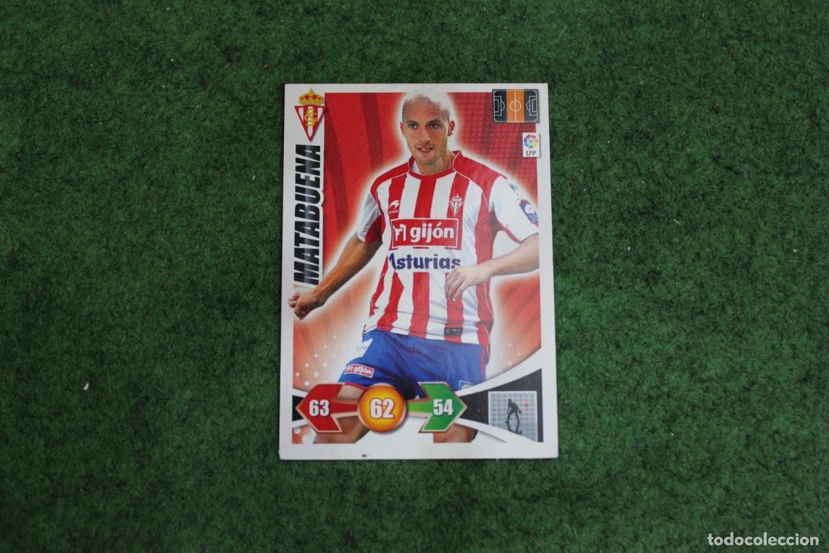 Football Stickers: MATABUENA REAL SPORTING DE GIJ&Oacute;N ADRENALYN XL 2009 2010 09 10 LALIGA SANTANDER