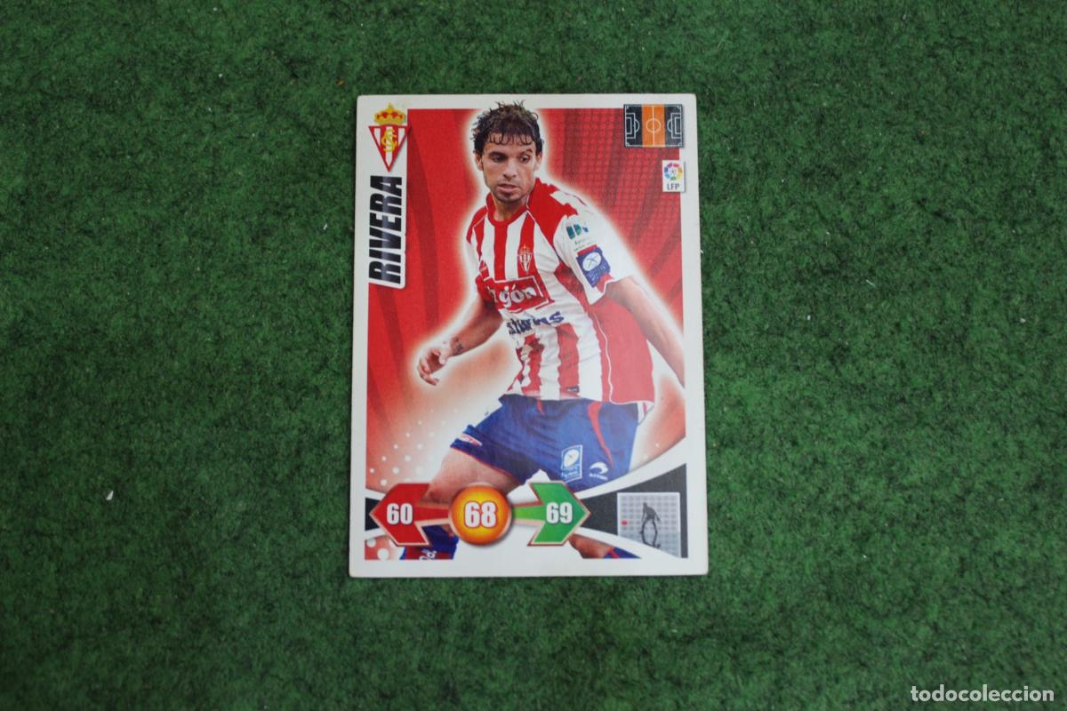 Football Stickers: RIVERA REAL SPORTING DE GIJ&Oacute;N ADRENALYN XL 2009 2010 09 10 LALIGA SANTANDER